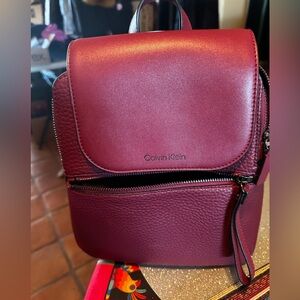 Calvin Klein Leather Backpack